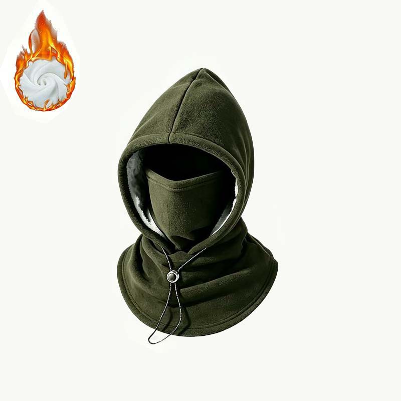 🔥 LAST DAY SALE – 50% OFF ❄️ 2-Piece Plush-Lined & Thickened Winter Face Mask and Hat Set – Windproof, Full Face & Neck Protection🔥🔥
