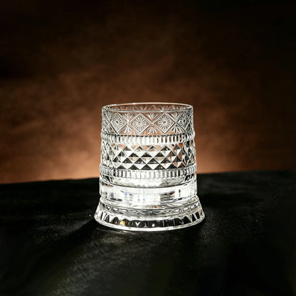 360° Spinning Whiskey Glass 🥂 Rotatable Crystal Glass