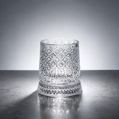 360° Spinning Whiskey Glass 🥂 Rotatable Crystal Glass