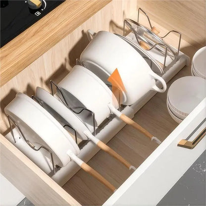 ↔️Adjustable Shelf Rack for Kitchen Cabinet🍳