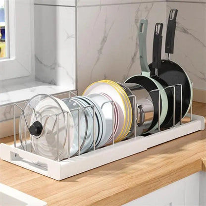 ↔️Adjustable Shelf Rack for Kitchen Cabinet🍳