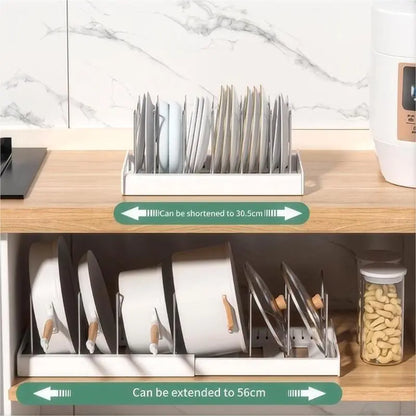 ↔️Adjustable Shelf Rack for Kitchen Cabinet🍳